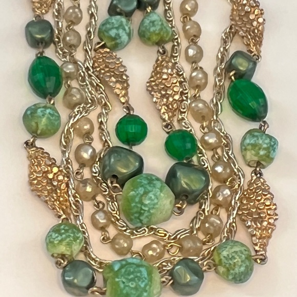 Vintage Signed ART Parure Set Necklace Bracelet Earrings - Picture 5 of 16